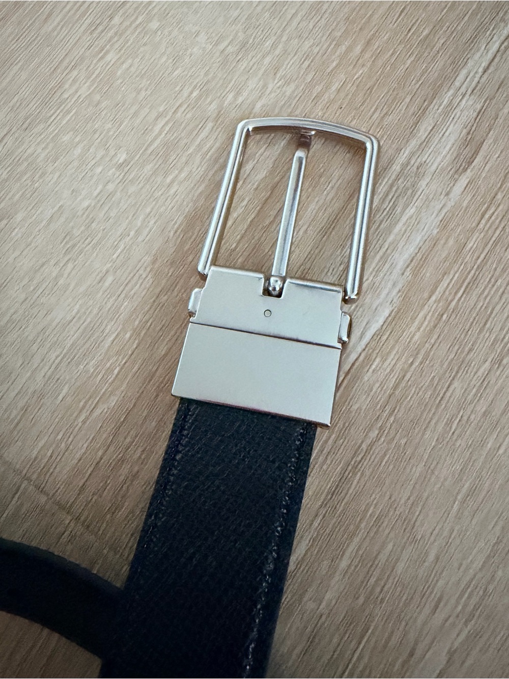 $198 Coach Reversible Signature Leather Belt F59116 Harness Buckle Cut-To-Size - Picture 6 of 10